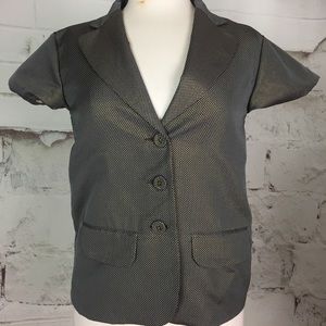 Moschino shirt sleeve gold dot jacket size 8